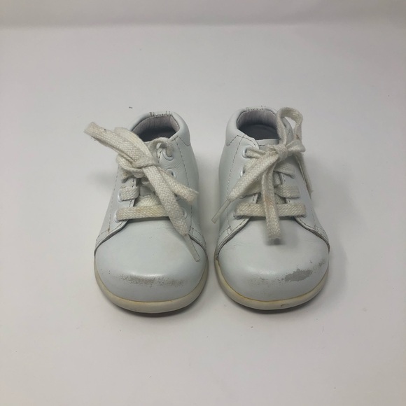 Stride Rite Jamie ll White Leather Baby Shoes Size 3XXW - Picture 2 of 10